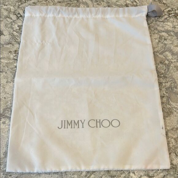 ✨ Jimmy Choo White Dust Bag 11.5x15 | Authentic Storage Pouch - Picture 1 of 3